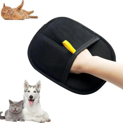 Pet Electrostatic Hair Removal Gloves Two-way Bristle Remover