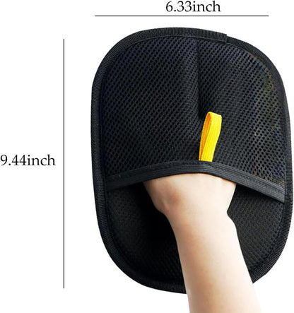 Pet Electrostatic Hair Removal Gloves Two-way Bristle Remover