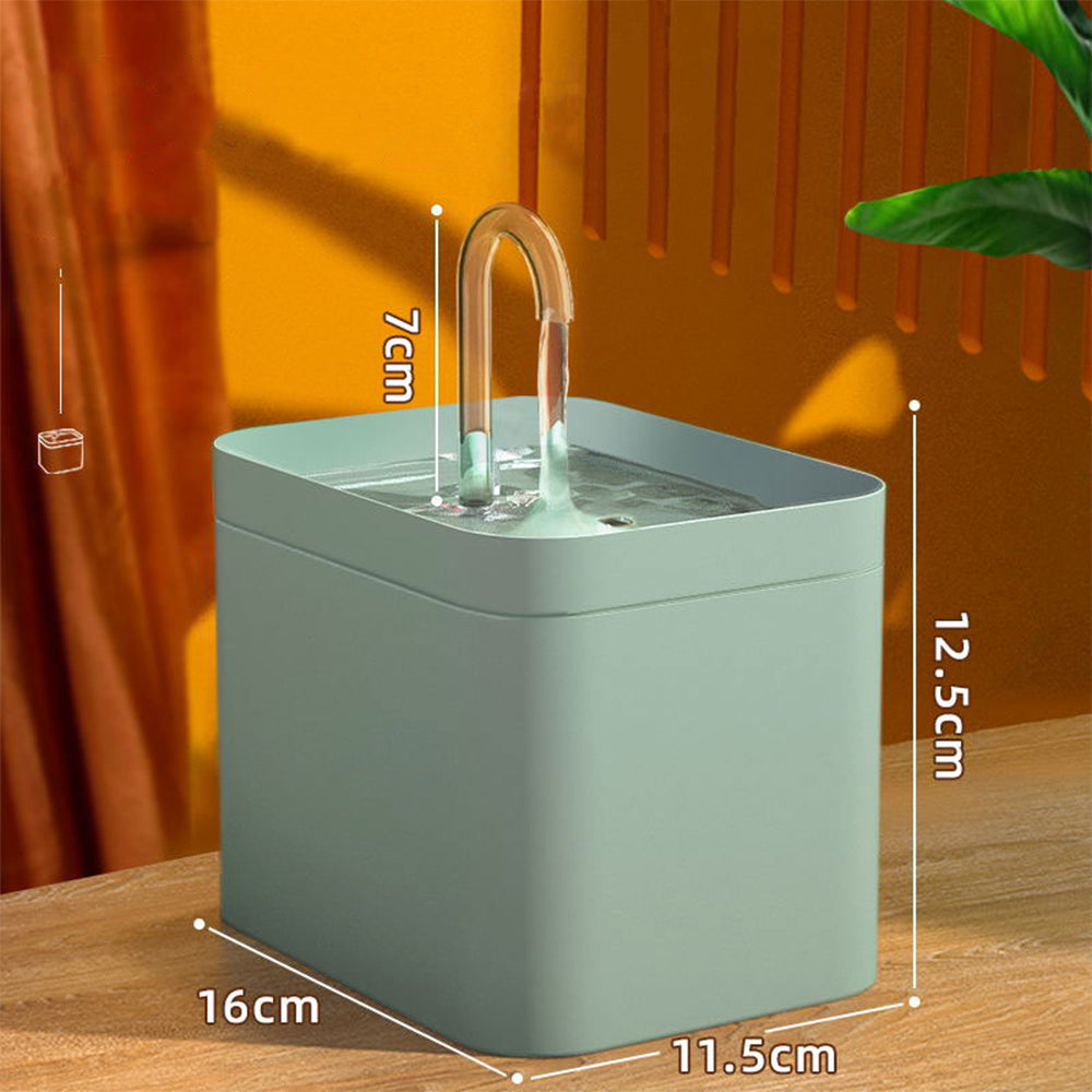 Automatic Cat Water Fountain Auto Filter USB Electric