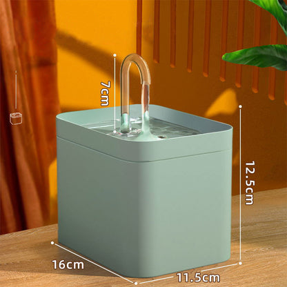Automatic Cat Water Fountain Auto Filter USB Electric
