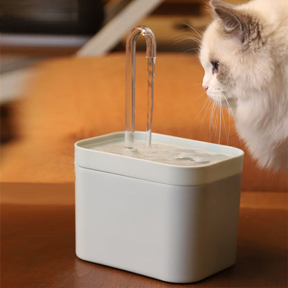 Automatic Cat Water Fountain Auto Filter USB Electric