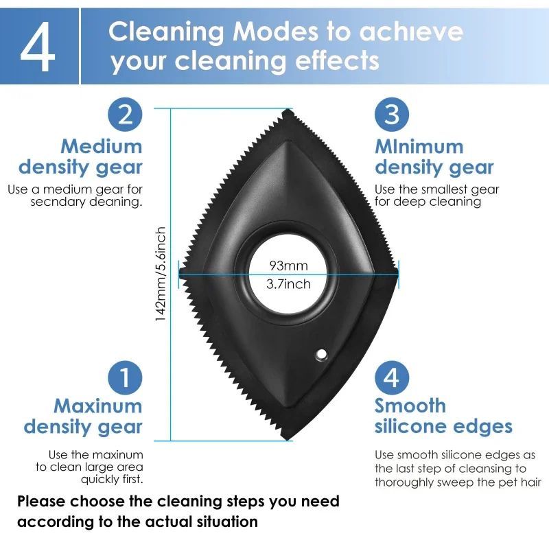 Pet Hair Remover Cat Fur Cleaning Device Carpet Sofa